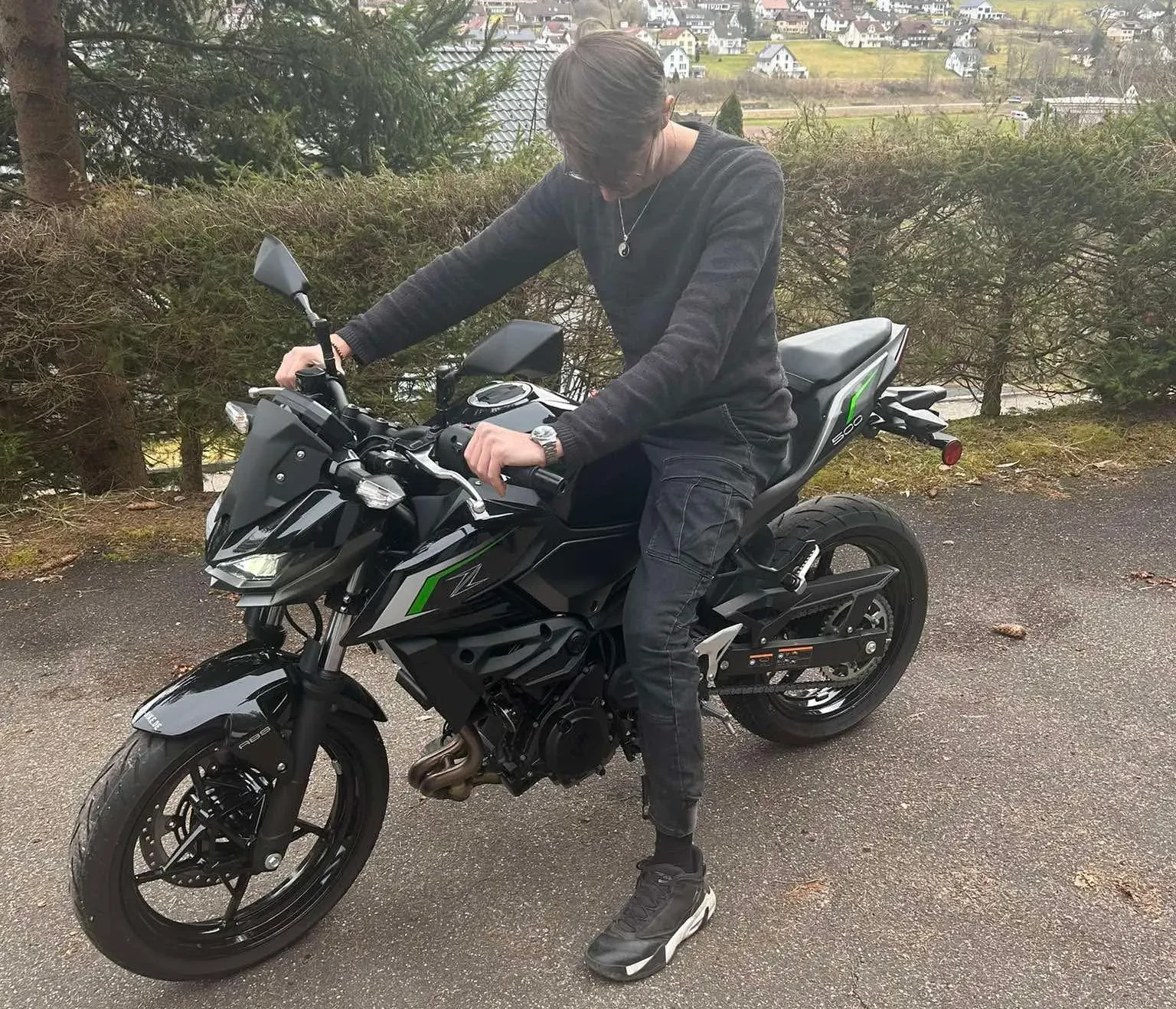 RidersCalc Creator on a cramped Z500